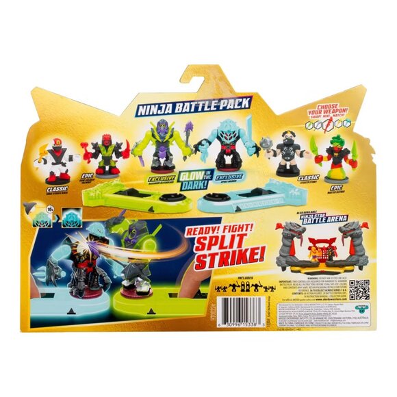 New in Box Legends of Akedo Ninja Fury Battle Pack 6 Pack Action Figure Set - Picture 10 of 10